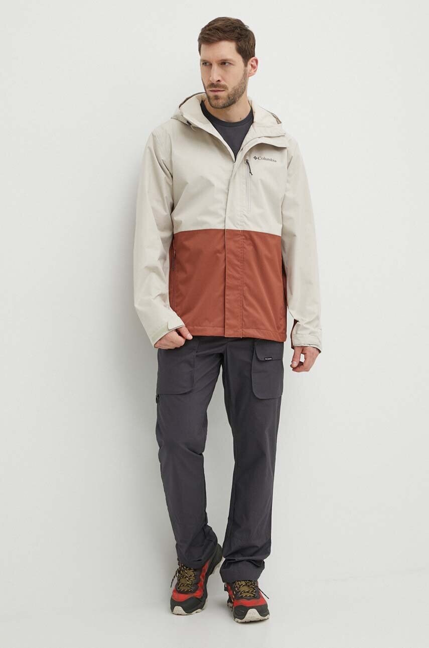 Куртка outdoor Columbia Hikebound колір сірий
