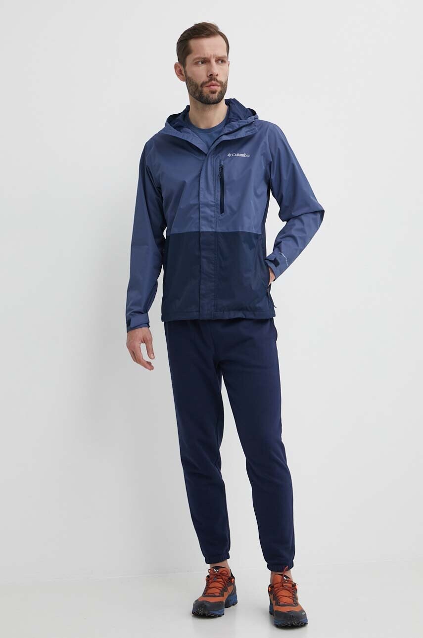 Куртка outdoor Columbia Hikebound колір синій