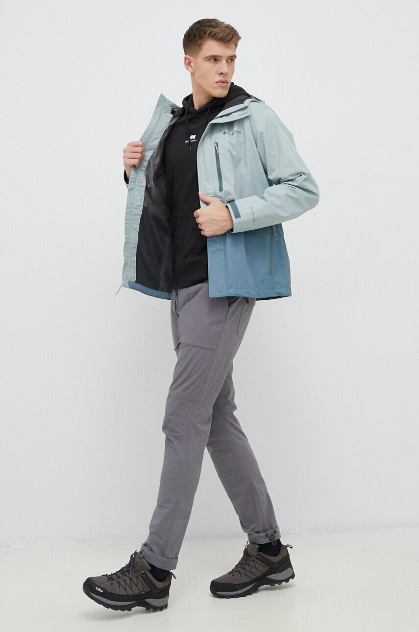 Куртка outdoor Columbia Hikebound колір бірюзовий 1988621-839