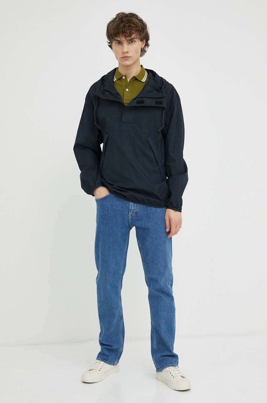 Куртка G-Star Raw чоловіча колір синій перехідна oversize