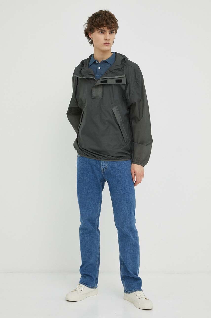 Куртка G-Star Raw чоловіча колір зелений перехідна oversize