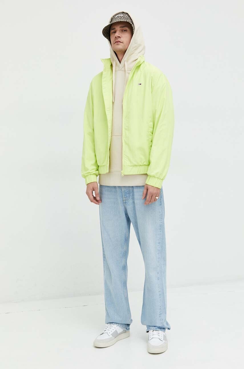 Куртка Tommy Jeans чоловіча колір жовтий перехідна