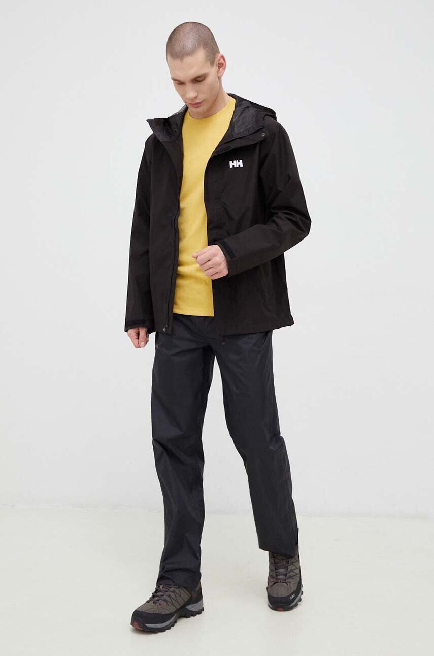 Дощовик Helly Hansen Portland чоловіча колір чорний