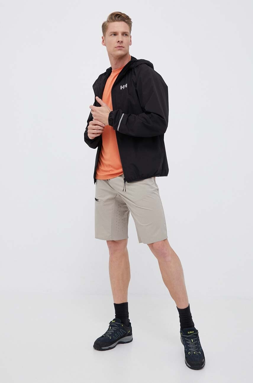 Дощовик Helly Hansen Fast Helly Tech чоловіча колір чорний