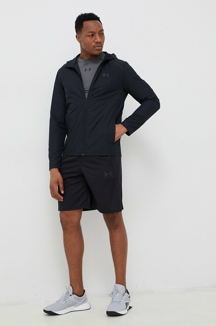 Бігова куртка Under Armour Storm колір чорний