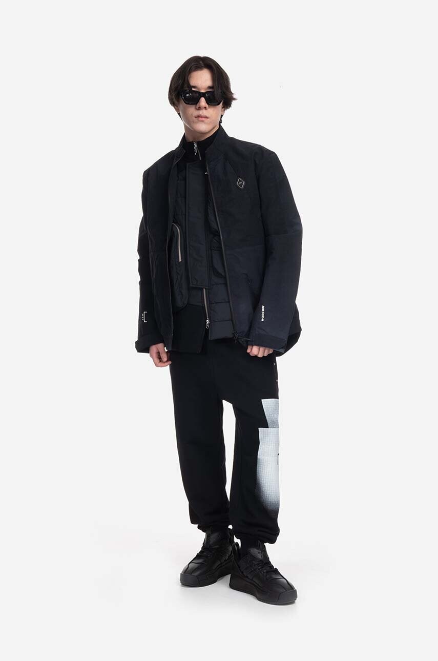 Куртка A-COLD-WALL* Irregular Dye Overshirt чоловіча колір чорний перехідна ACWMSH085-BLACK