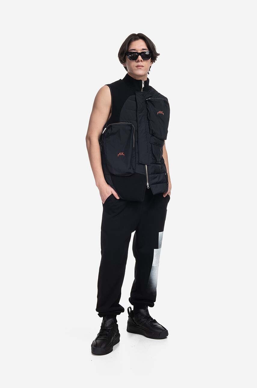 Безрукавка A-COLD-WALL* Asymmetric Padded Gilet чоловіча колір чорний перехідна ACWMO142-BLACK