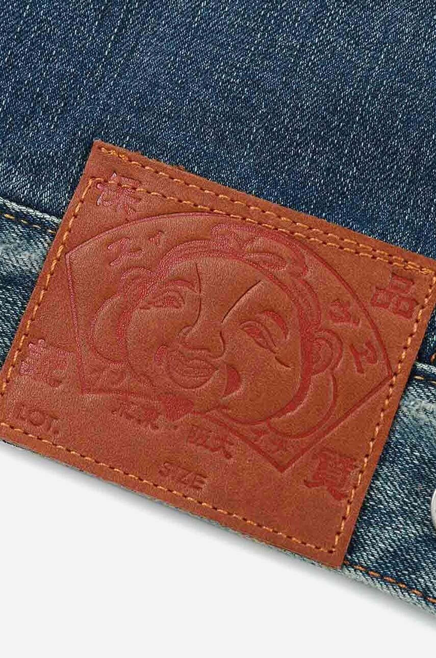 Джинсова куртка Evisu чоловіча перехідна oversize 2ESHTM3DJ710LFCS-indigo
