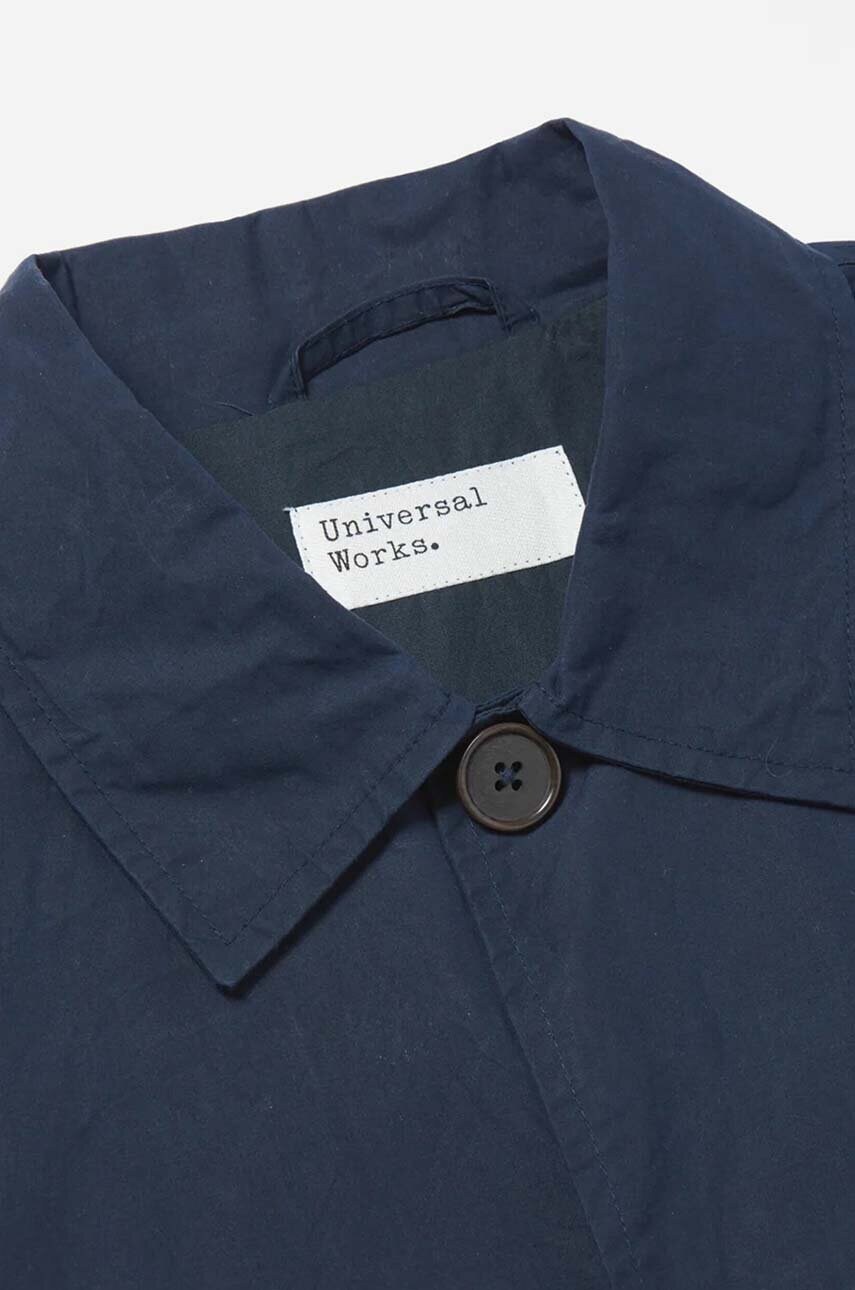 Бавовняна куртка Universal Works колір синій перехідна 28124.NAVY-NAVY