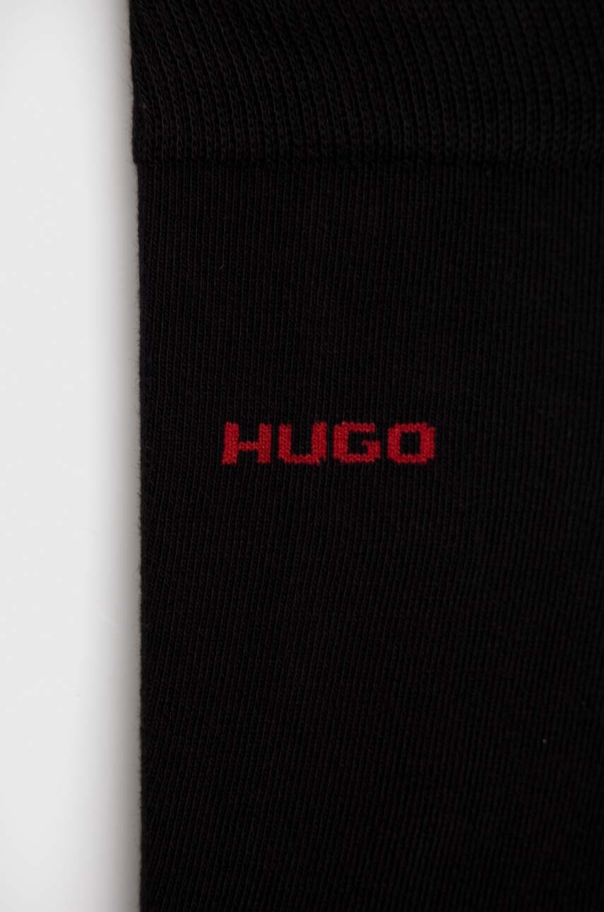 Шкарпетки HUGO 3-pack чоловічі колір чорний