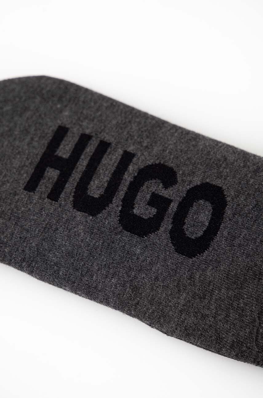 Шкарпетки HUGO 2-pack чоловічі колір сірий