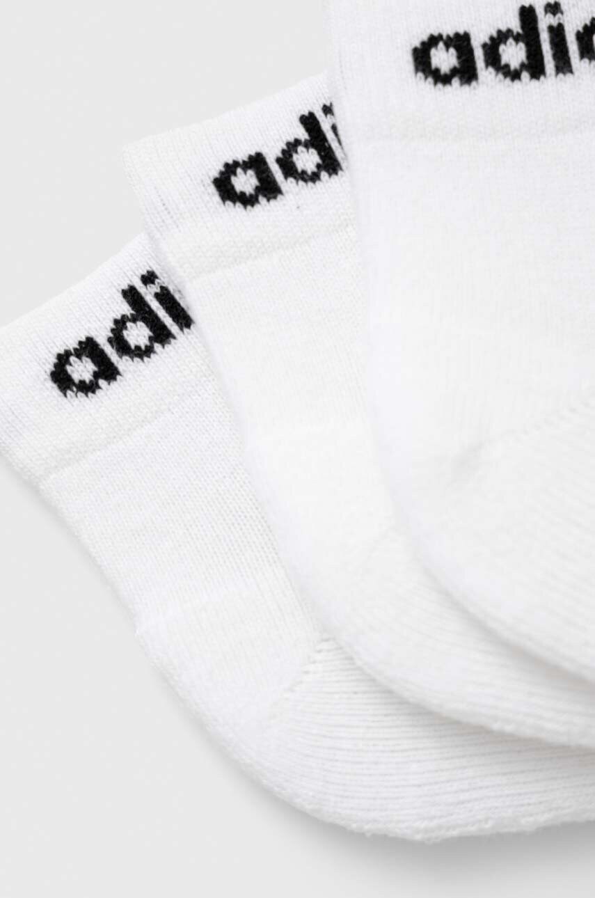 Шкарпетки adidas 3-pack колір білий