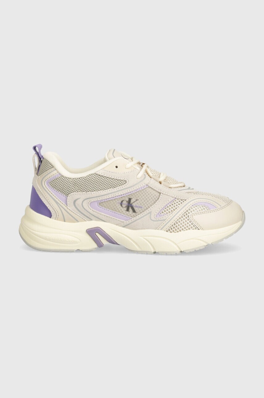 Кросівки Calvin Klein Jeans YW0YW00891 RETRO TENNIS SU-MESH W колір білий YW0YW00891