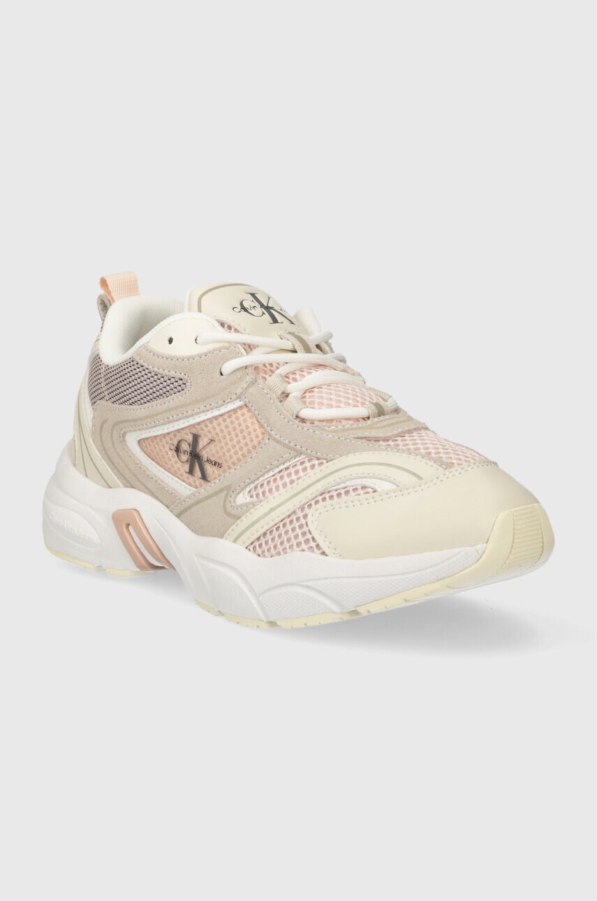 Кросівки Calvin Klein Jeans YW0YW00891 RETRO TENNIS SU-MESH W колір рожевий