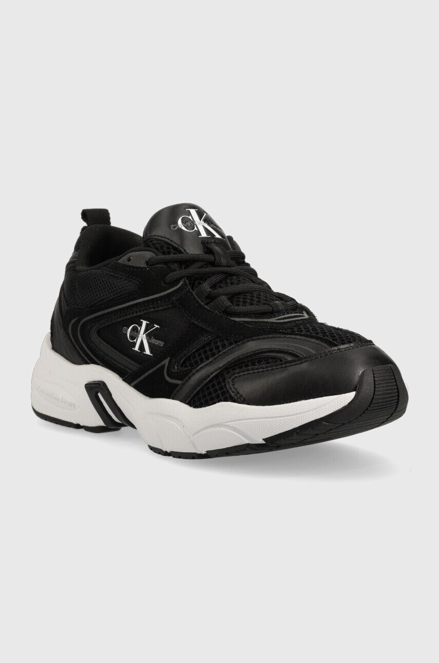 Кросівки Calvin Klein Jeans YW0YW00891 RETRO TENNIS SU-MESH W колір чорний