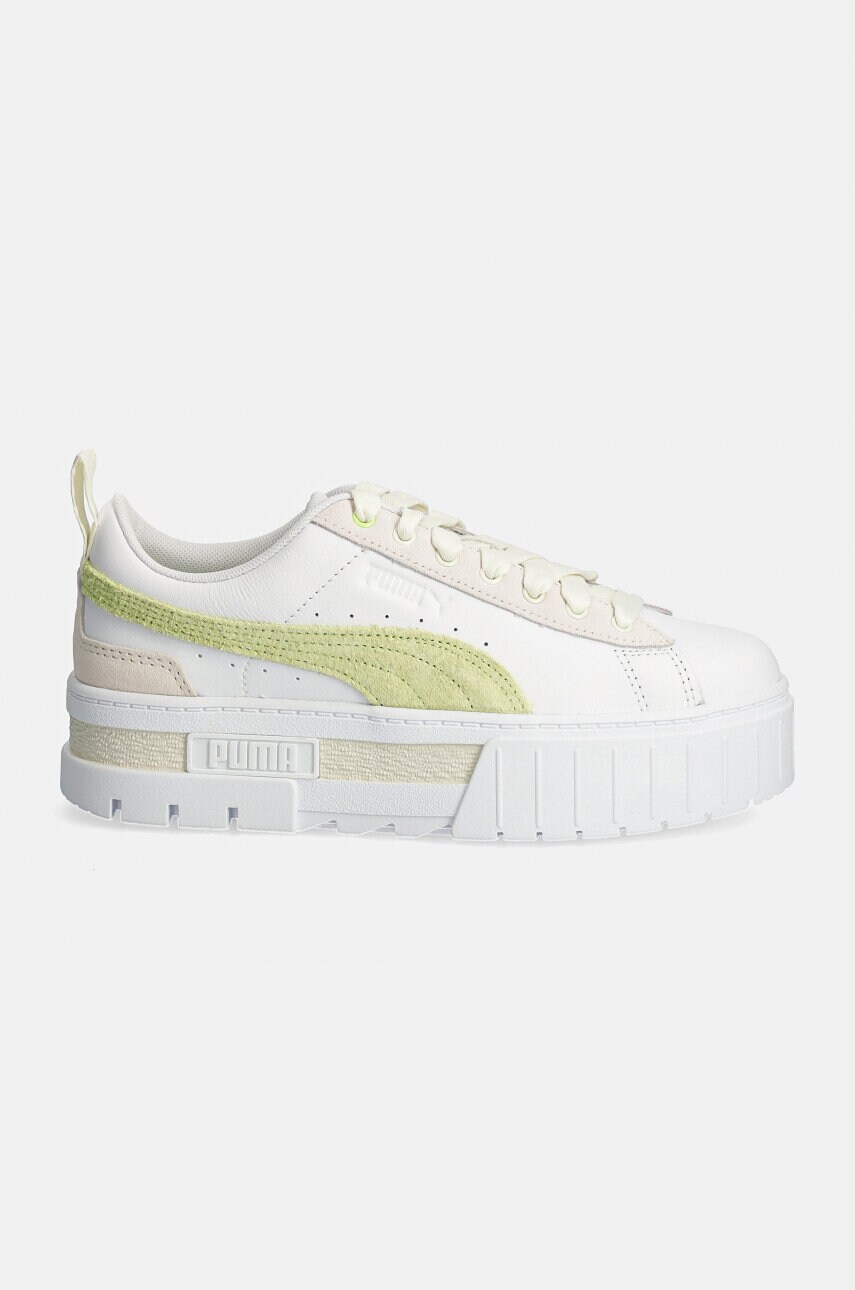 Шкіряні кросівки Puma Mayze Mix Wns колір білий