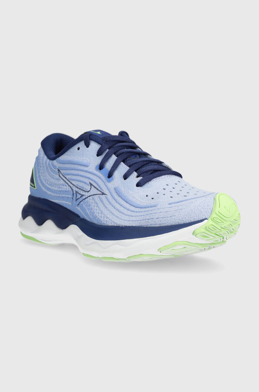 Бігові кросівки Mizuno Wave Skyrise 4 колір фіолетовий