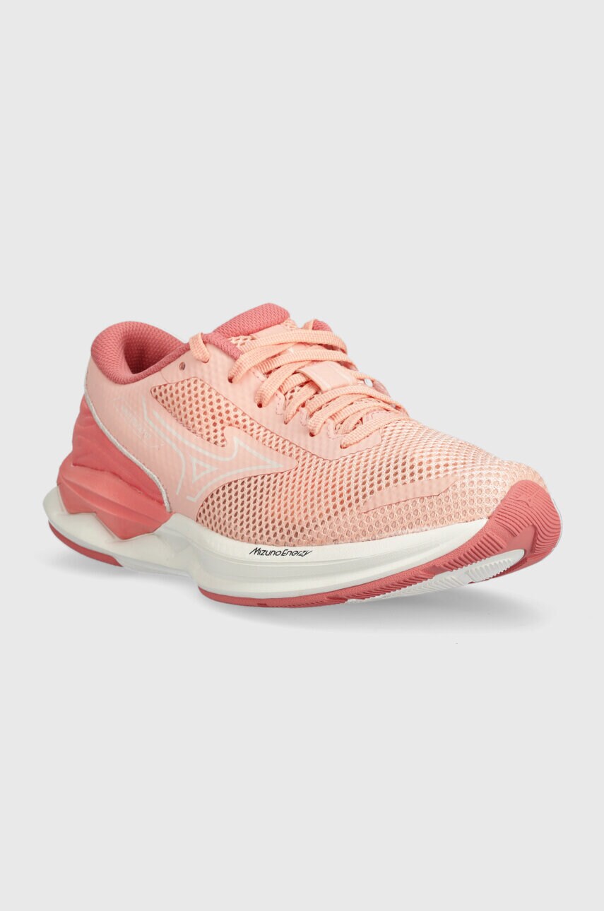 Бігові кросівки Mizuno Wave Revolt 3 колір рожевий