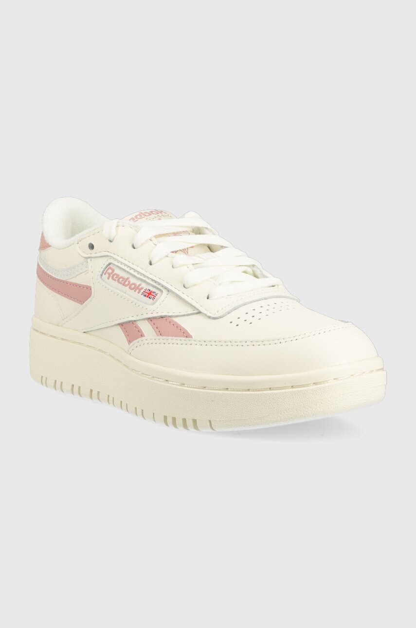 Кросівки Reebok Classic Club C Double Raven колір білий GY4802-CLK/ROS/CK