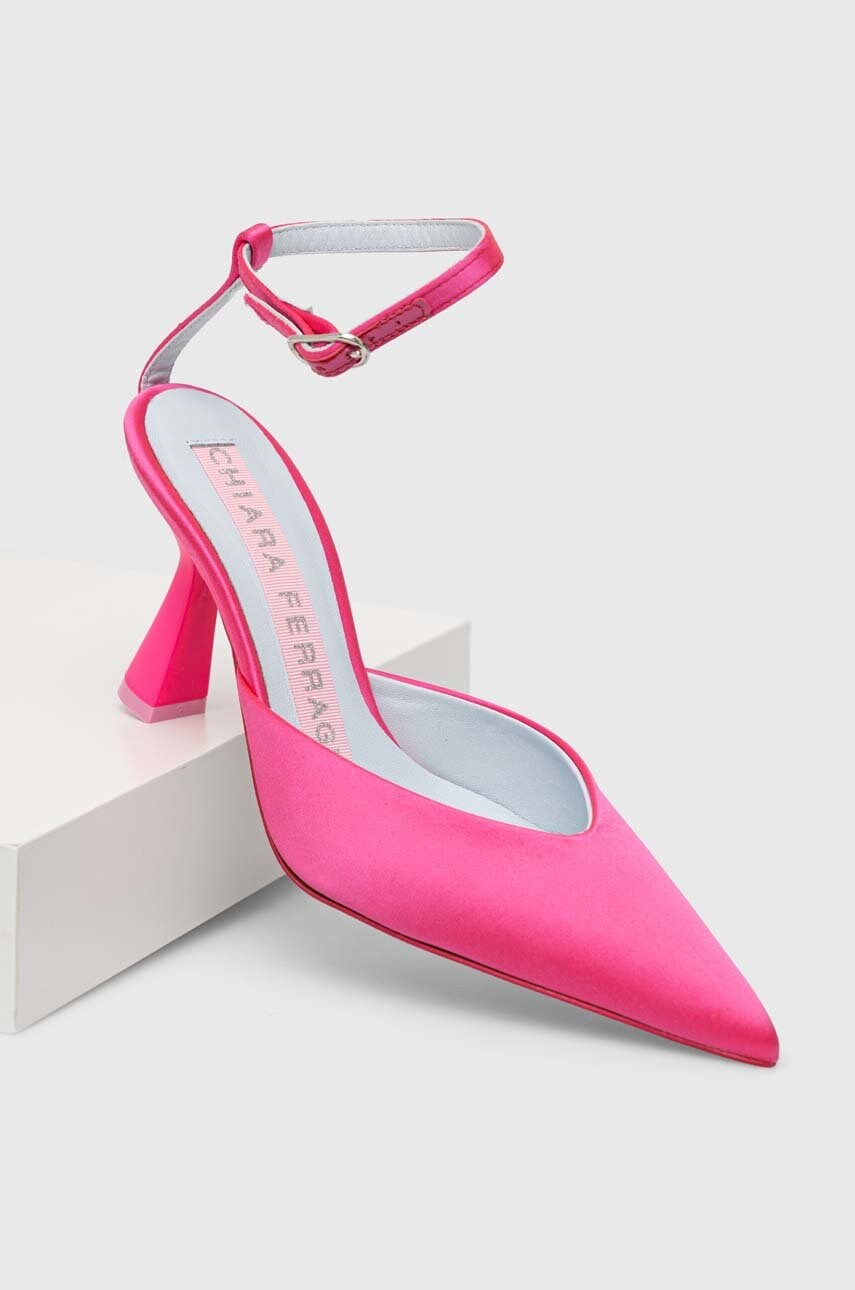 Туфлі Chiara Ferragni CF3142_012 колір рожевий CF DECOLLETE