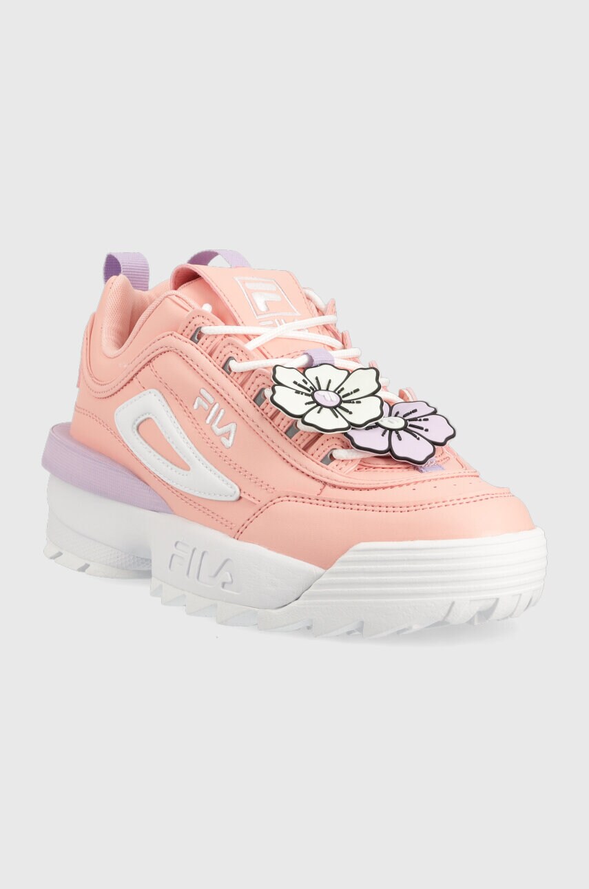 Кросівки Fila DISRUPTOR FLOWER колір рожевий