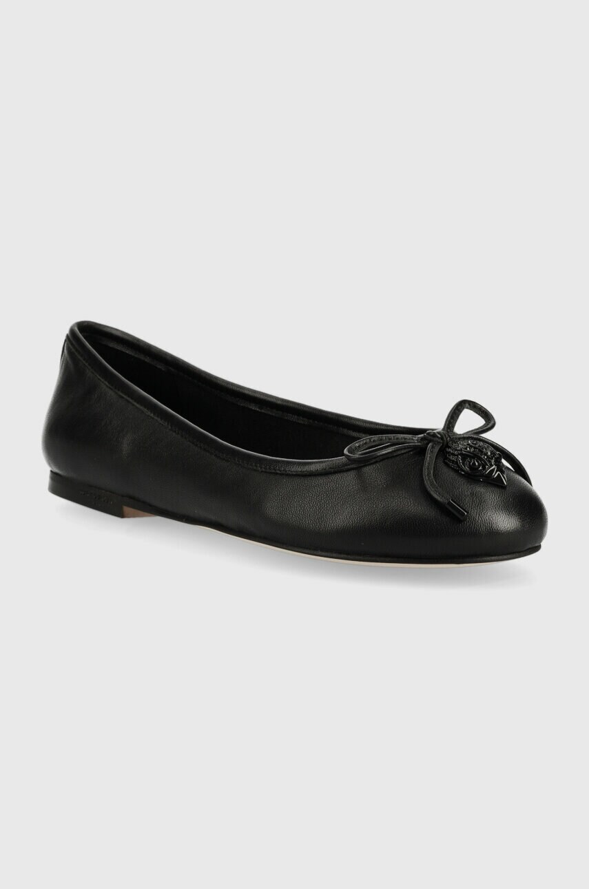 Шкіряні балетки Kurt Geiger London Eagle Ballerina колір чорний  9790600109