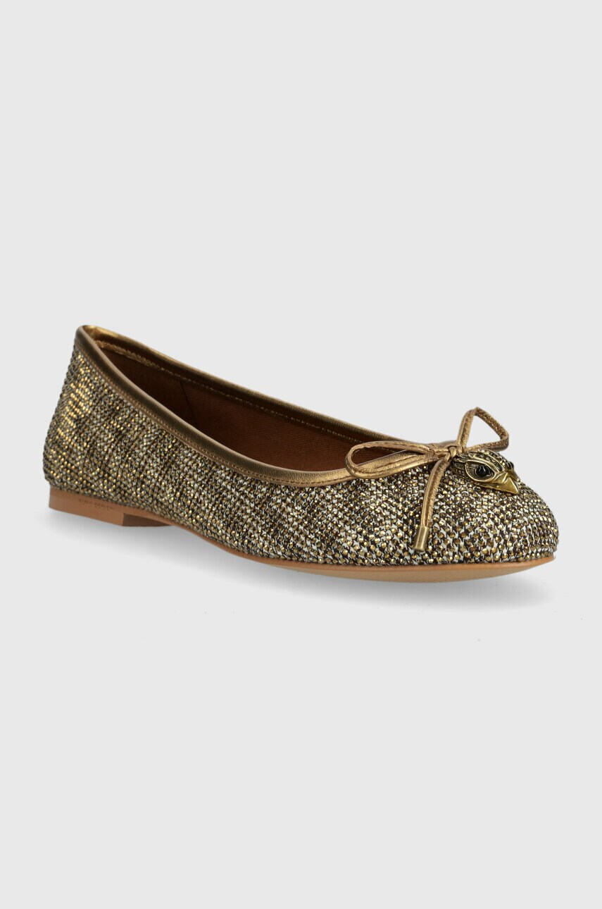 Балетки Kurt Geiger London Eagle Ballerina колір золотий  9790640609
