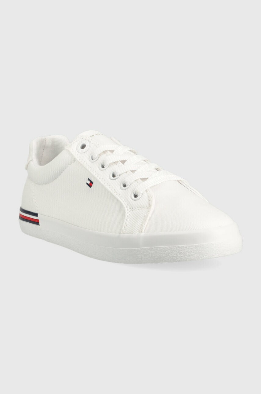 Кеди Tommy Hilfiger ESSENTIAL STRIPES SNEAKER жіночі колір білий FW0FW06954