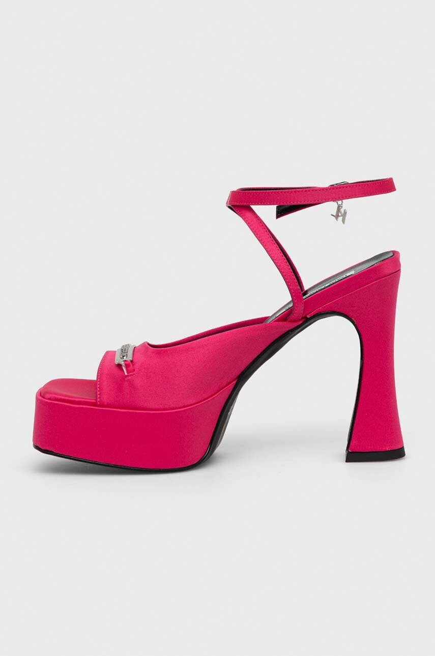 Сандалі Karl Lagerfeld LAZULA колір рожевий KL33905