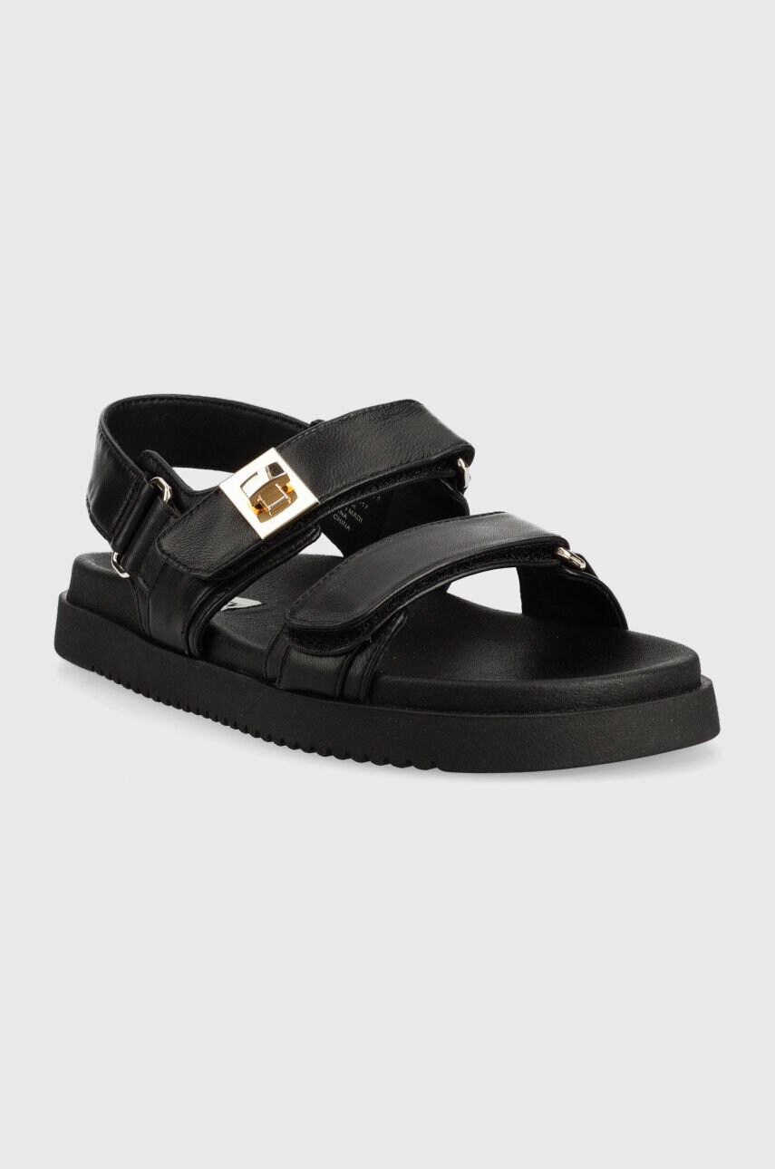 Шкіряні сандалі Steve Madden Mona жіночі колір чорний SM11002535