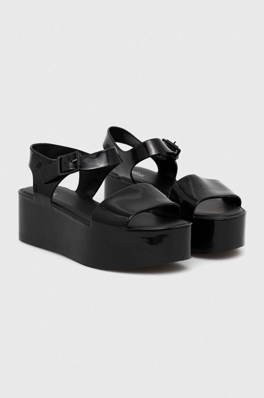 Сандалі Melissa MELISSA MAR AD жіночі колір чорний на платформі M.31686.1003