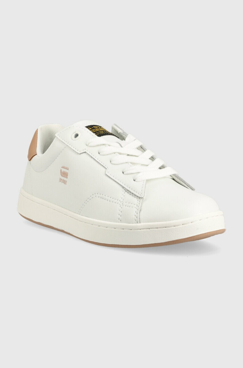 Шкіряні кросівки G-Star Raw Cadet Pop колір білий 2211002518.WHT.LPNK