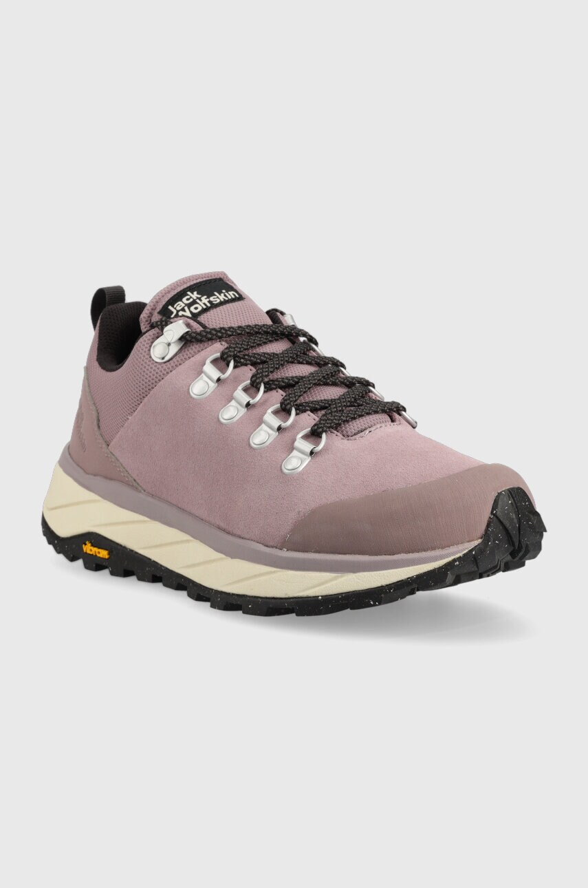 Черевики Jack Wolfskin Terraventure Urban Low жіночі колір фіолетовий