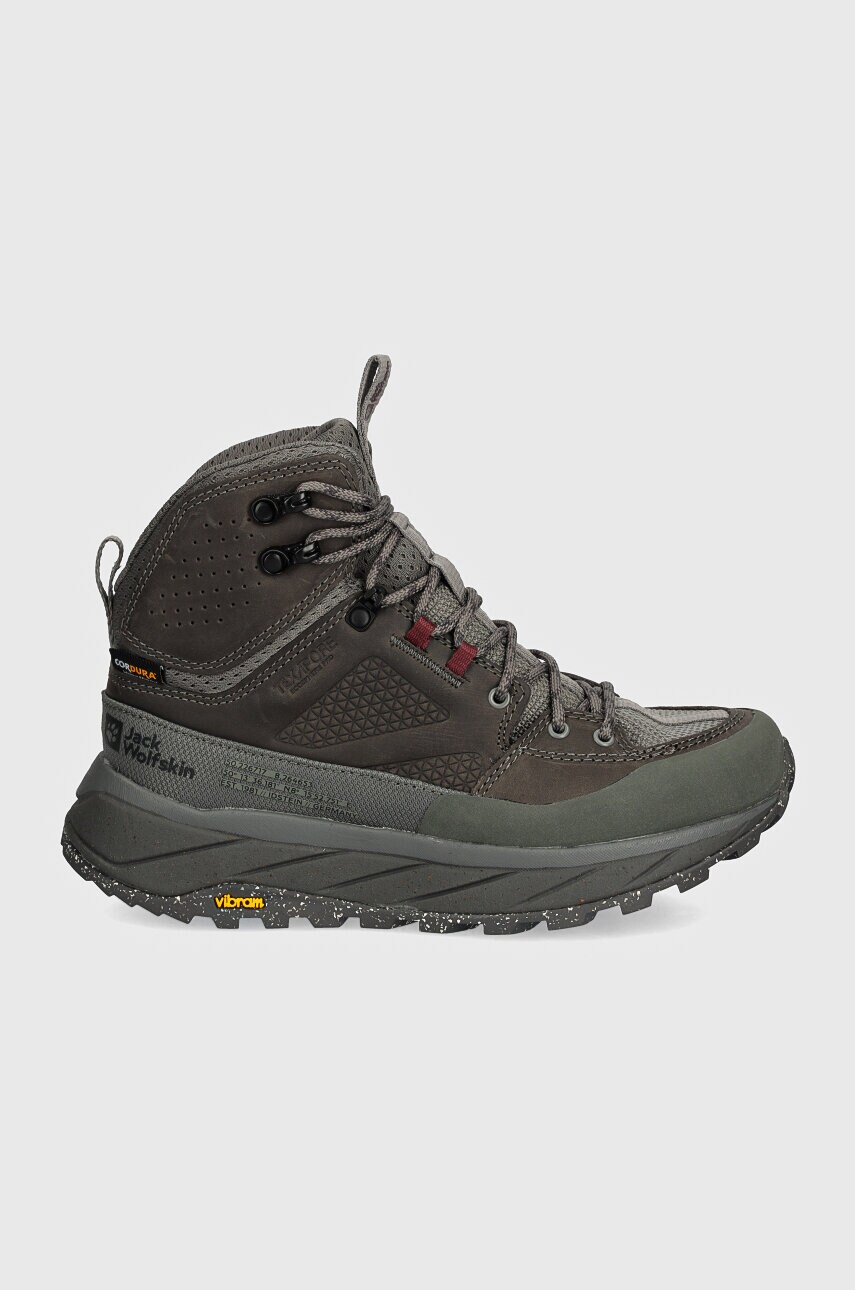 Черевики Jack Wolfskin Terraquest Texapore Mid жіночі колір зелений 4056391