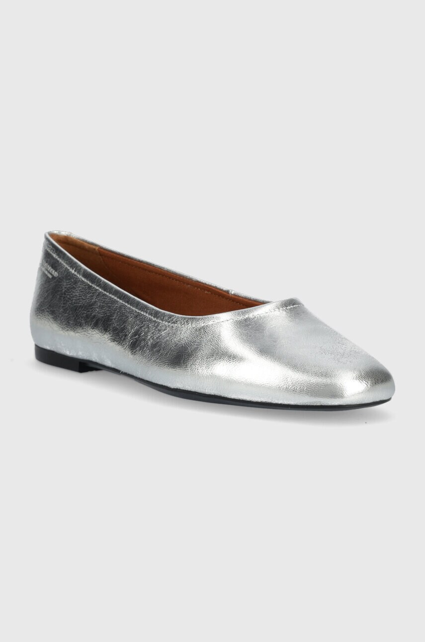 Шкіряні балетки Vagabond Shoemakers Jolin колір срібний  5508.083.79
