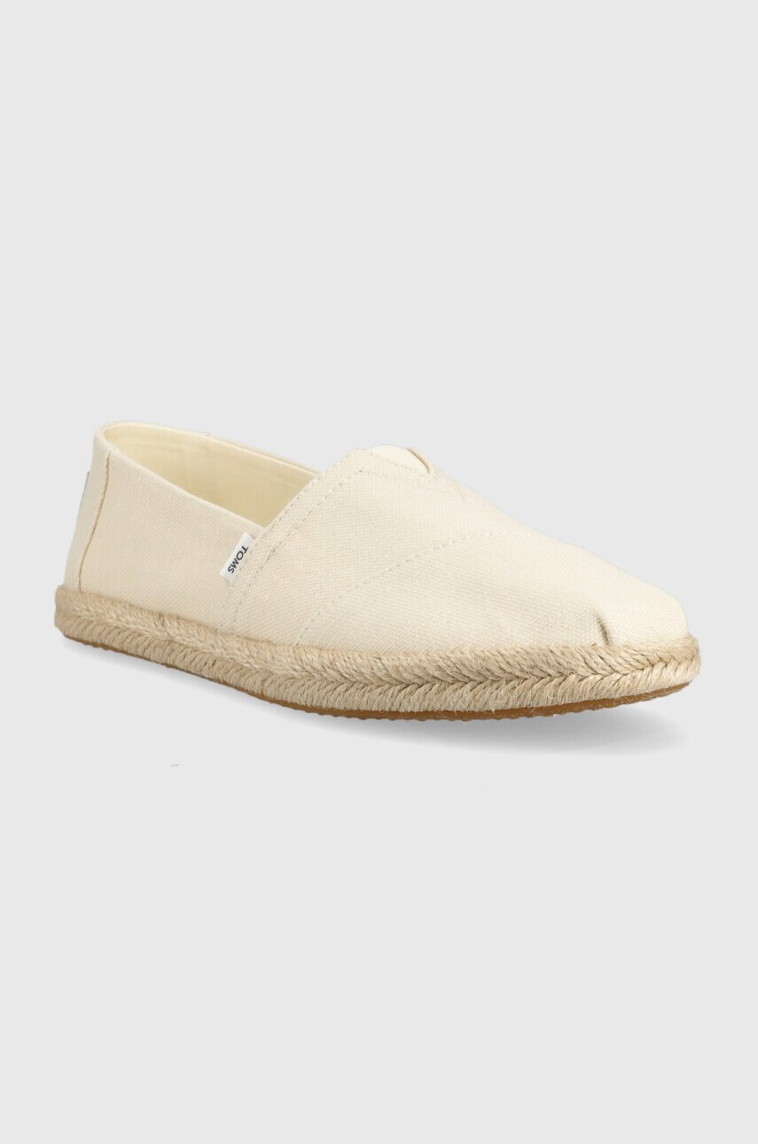 Еспадрилі Toms Alpargata Rope колір бежевий 10019682