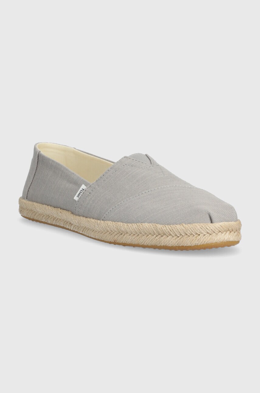 Еспадрилі Toms Alpargata Rope колір сірий 10019690