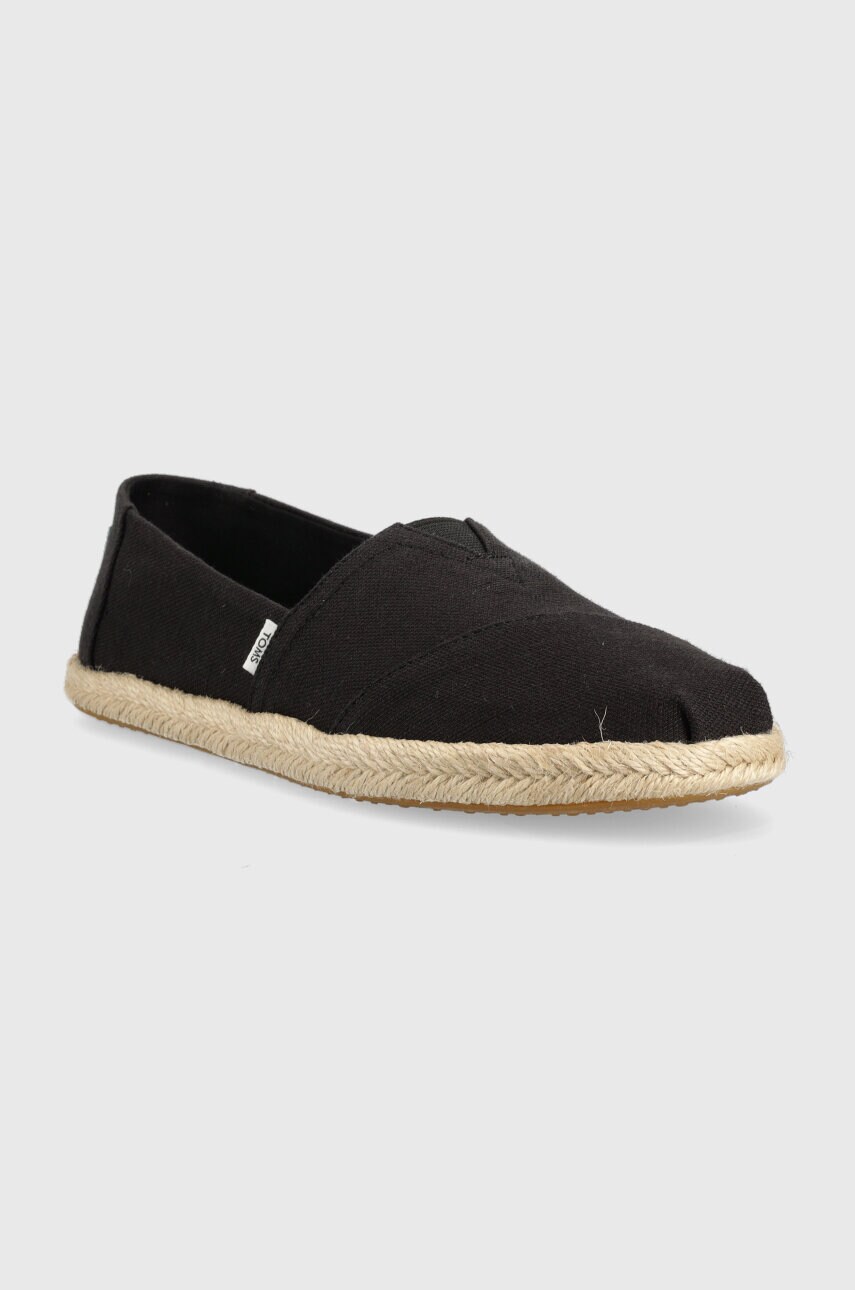 Еспадрилі Toms Alpargata Rope колір чорний 10019670