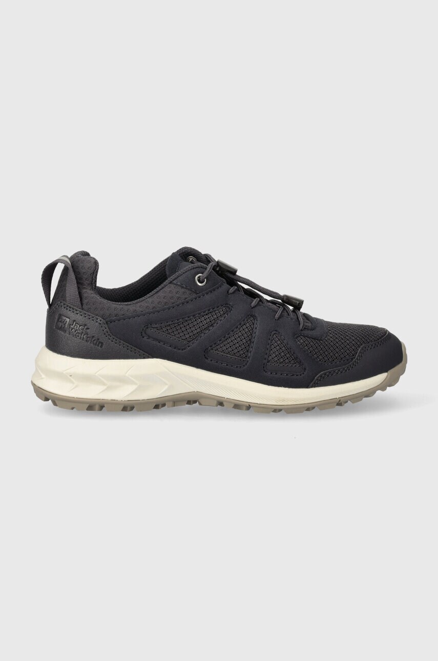 Черевики Jack Wolfskin Woodland 2 Vent Low жіночі колір чорний