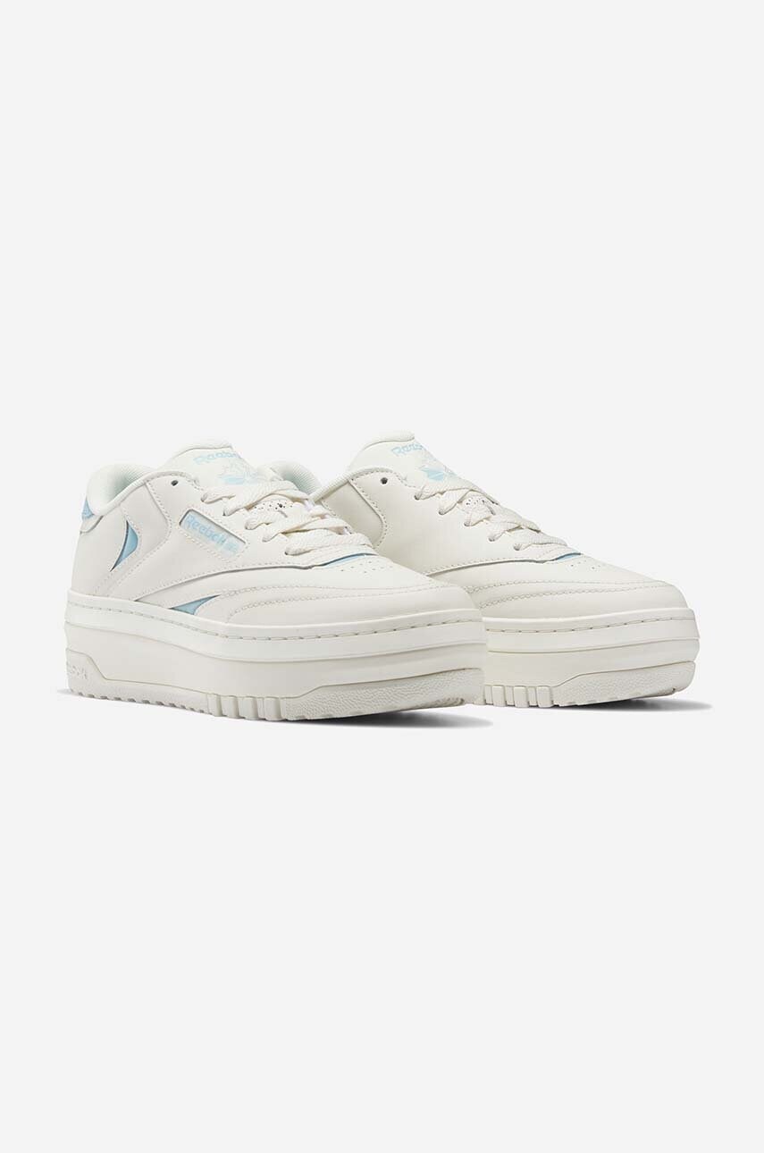 Шкіряні кросівки Reebok Classic Club C Extra колір білий HQ2126-white