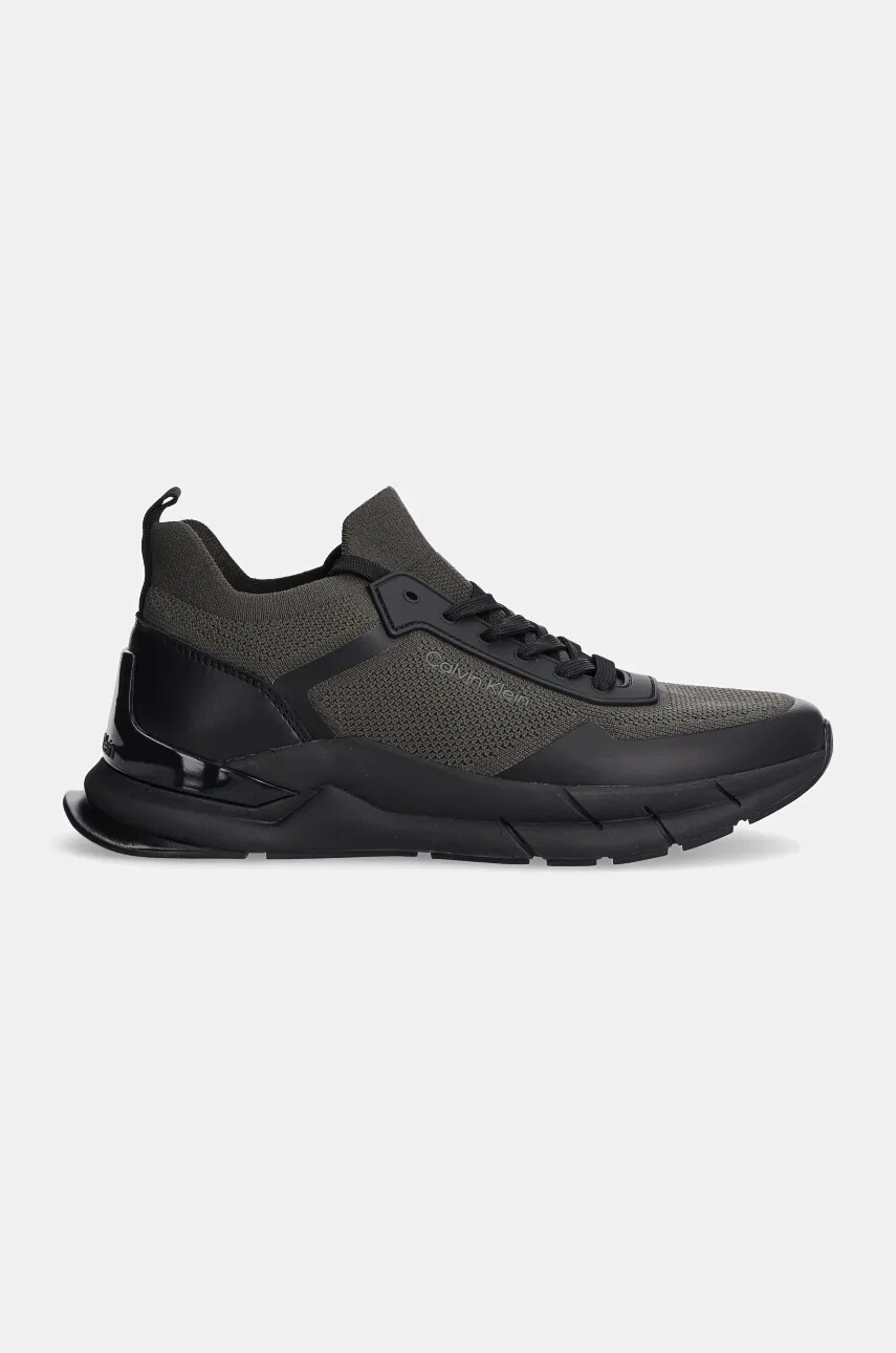Кросівки Calvin Klein LOW TOP LACE UP MIX колір зелений HM0HM00918