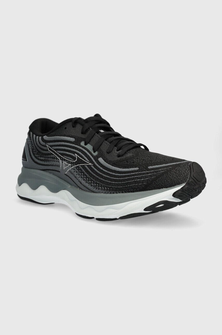 Бігові кросівки Mizuno Wave Skyrise 4 колір чорний
