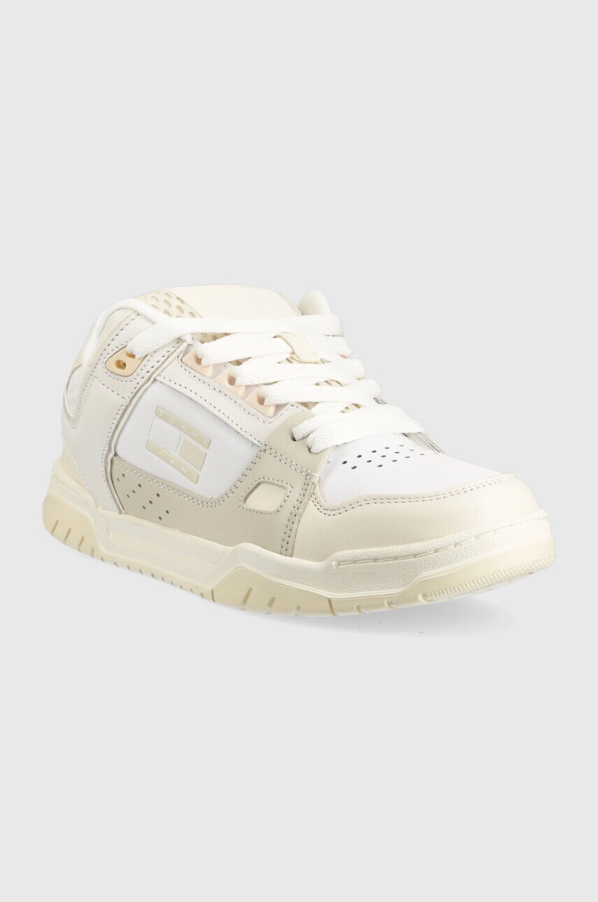 Кросівки Tommy Jeans SKATER TONGUE колір білий EM0EM01158