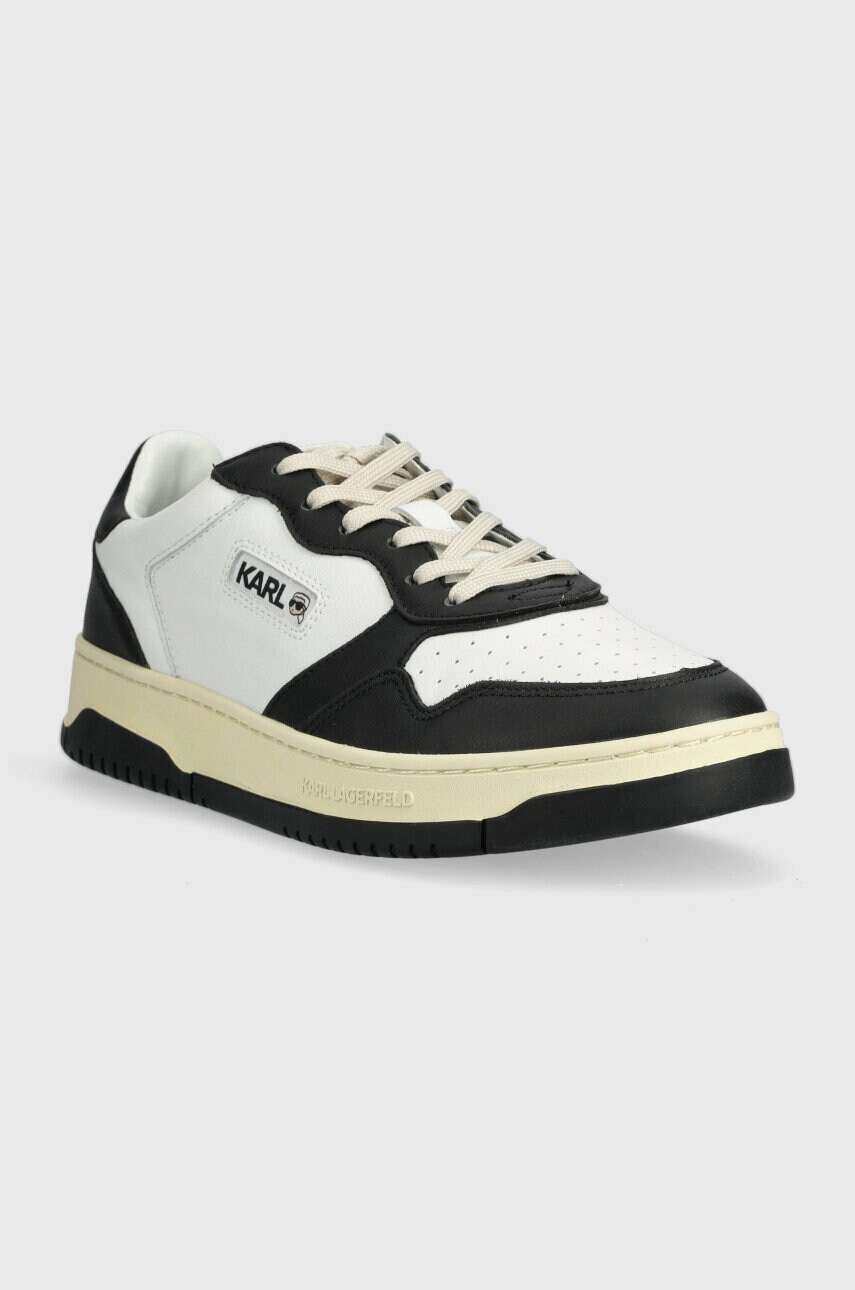 Шкіряні кросівки Karl Lagerfeld KREW KL колір чорний KL53020