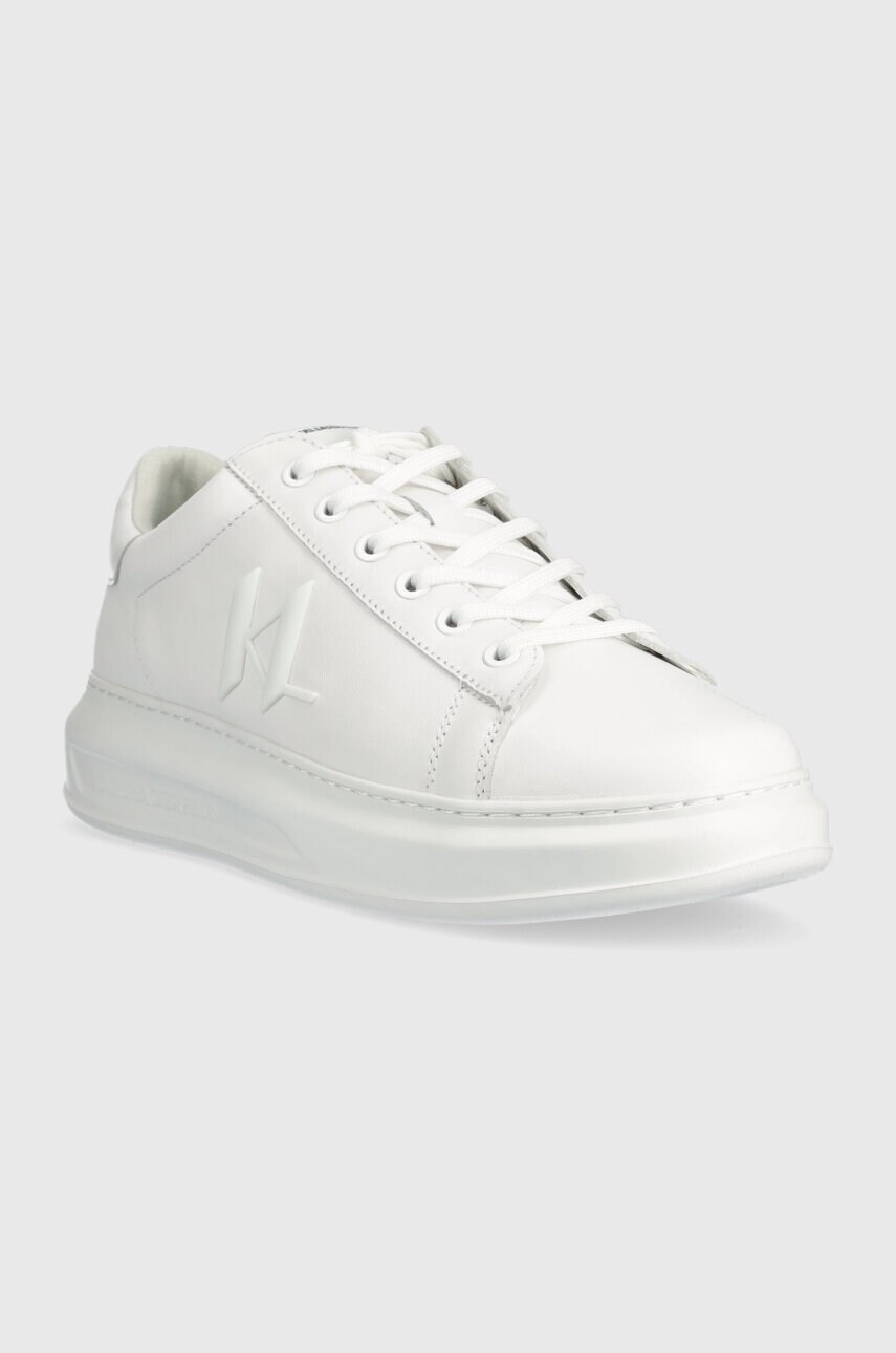 Шкіряні кросівки Karl Lagerfeld KAPRI MENS колір білий KL52515