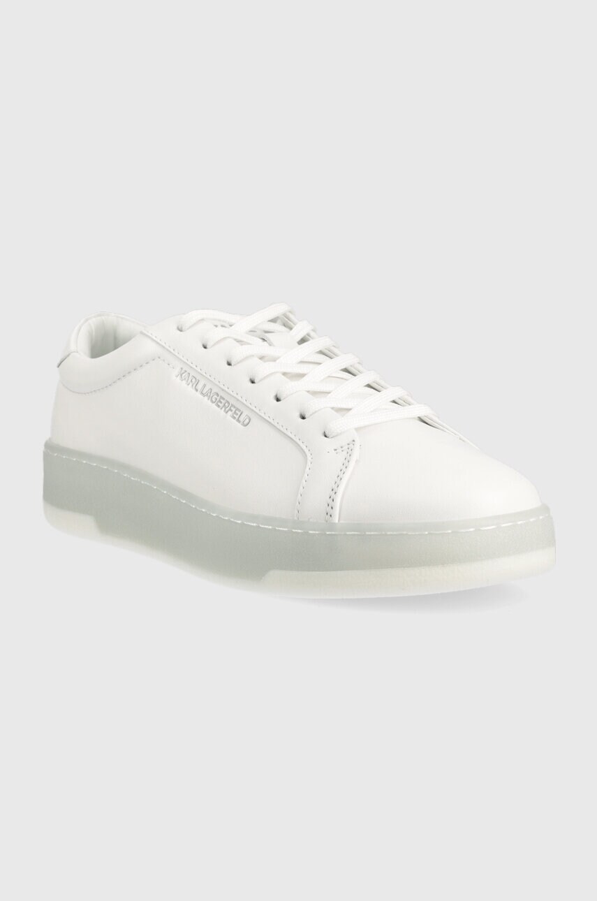 Шкіряні кросівки Karl Lagerfeld KOURT III колір білий KL51515