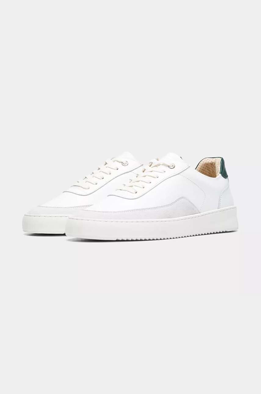 Шкіряні кросівки Filling Pieces Mondo Squash колір білий 46733331901 46733331901-1901