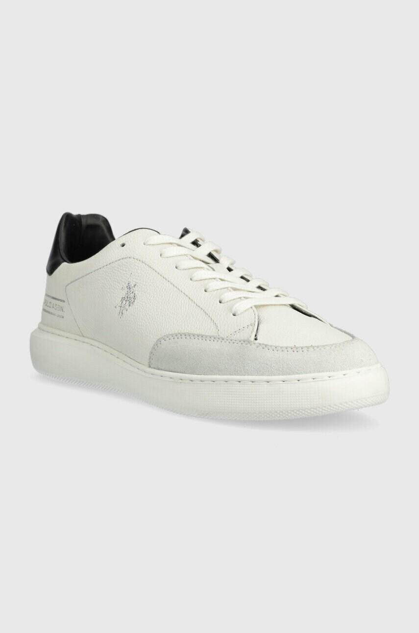 Шкіряні кросівки U.S. Polo Assn. CRYME колір білий CRYME005M