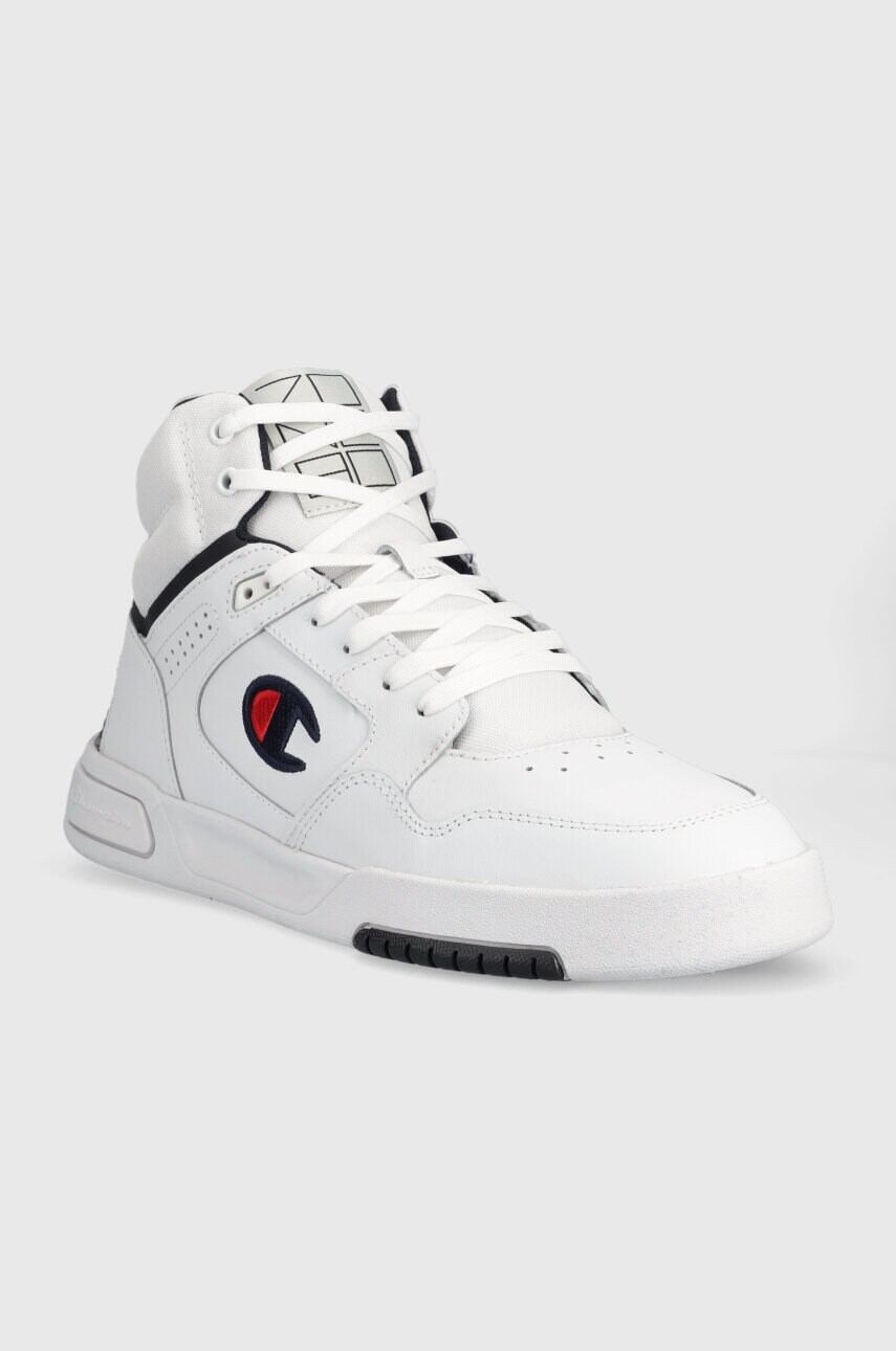 Купити Шкіряні кросівки Champion Mid Cut Shoe Z80 колір білий – головне зображення