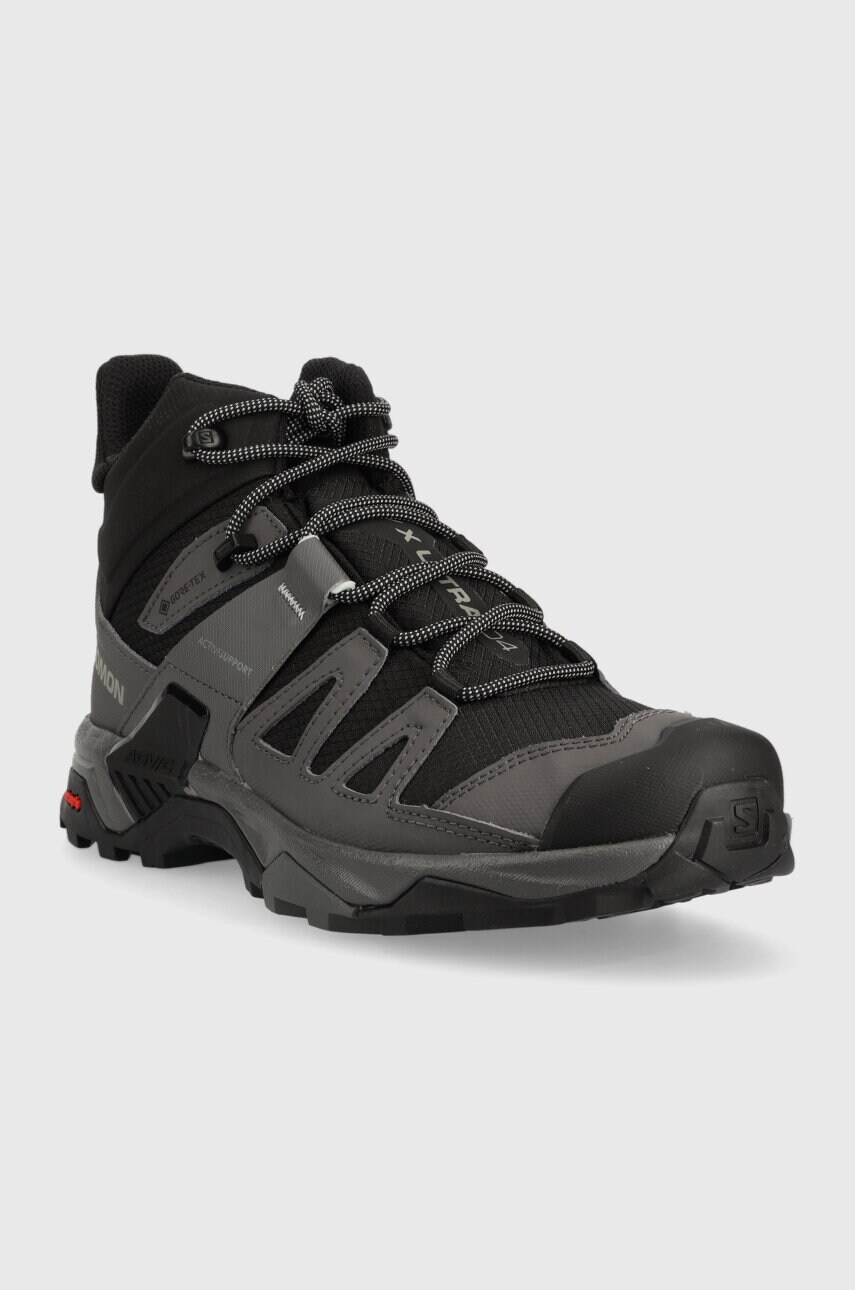 Черевики Salomon X Ultra 4 Mid GTX чоловічі колір чорний